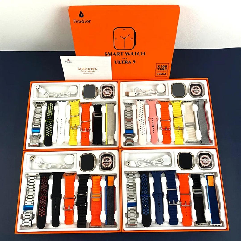 SmartWatch - Serie 9 Ultra™ [Kit: 7 Pulseiras + Case] - OfertaExpressa