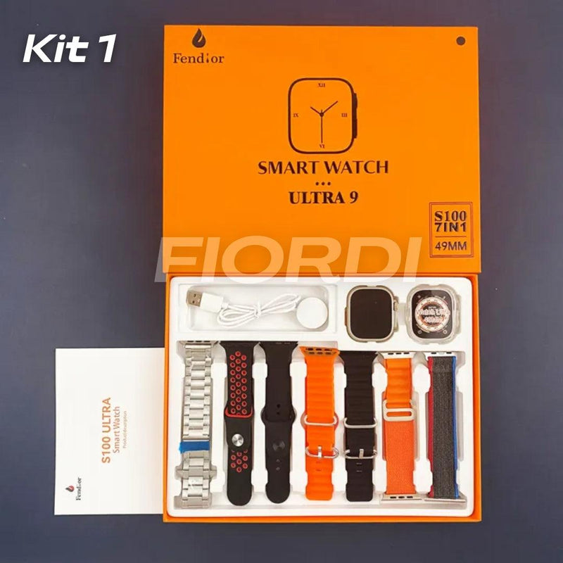 SmartWatch - Serie 9 Ultra™ [Kit: 7 Pulseiras + Case] - OfertaExpressa