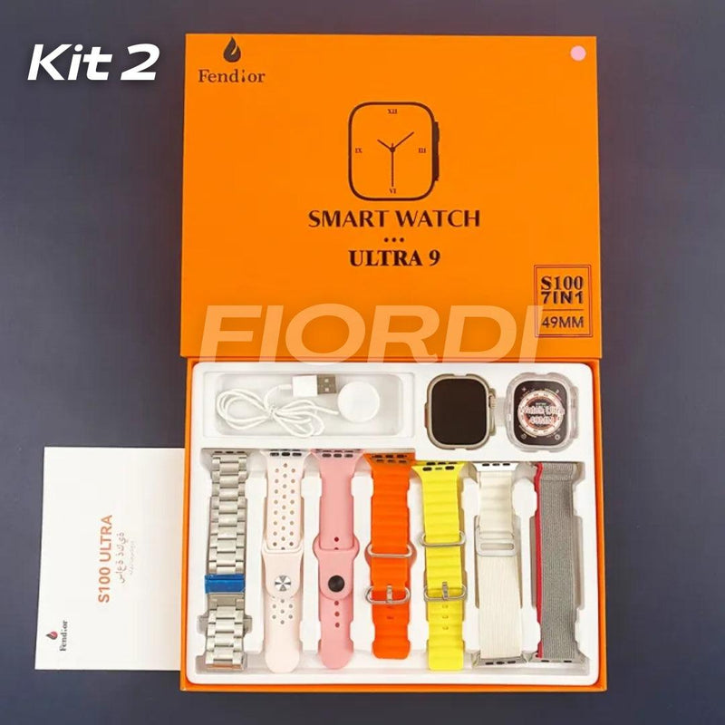 SmartWatch - Serie 9 Ultra™ [Kit: 7 Pulseiras + Case] - OfertaExpressa