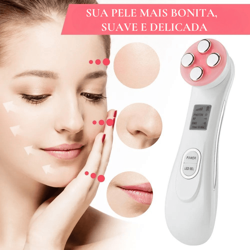 Estimulador Lifting Face Pro Max - 5 EM 1 - ORIGINAL - OfertaExpressa