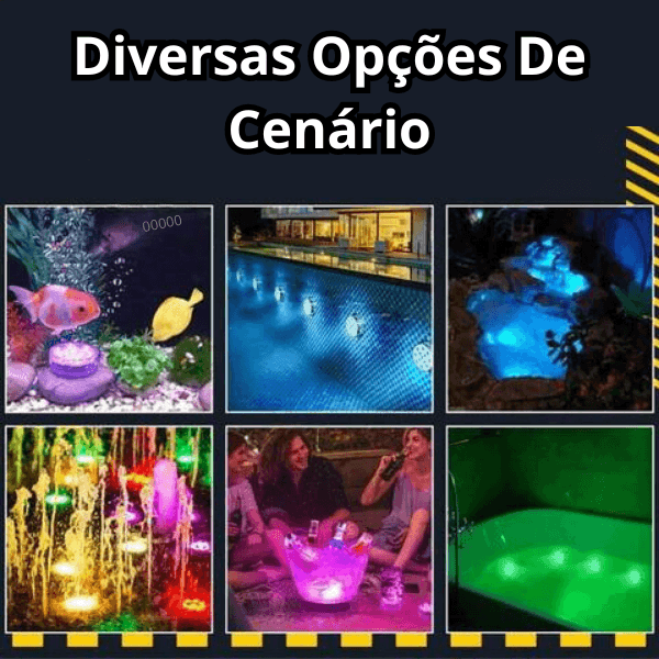 [PREÇO DE BLACK FRIDAY] ILUMINAÇÃO LED PREMIUM PARA PISCINA F - OfertaExpressa