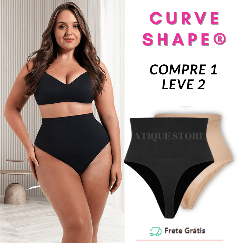 Calcinha Modeladora CurveShaper® Com Barbatanas - (Compre 1 e Leve 2) - OfertaExpressa